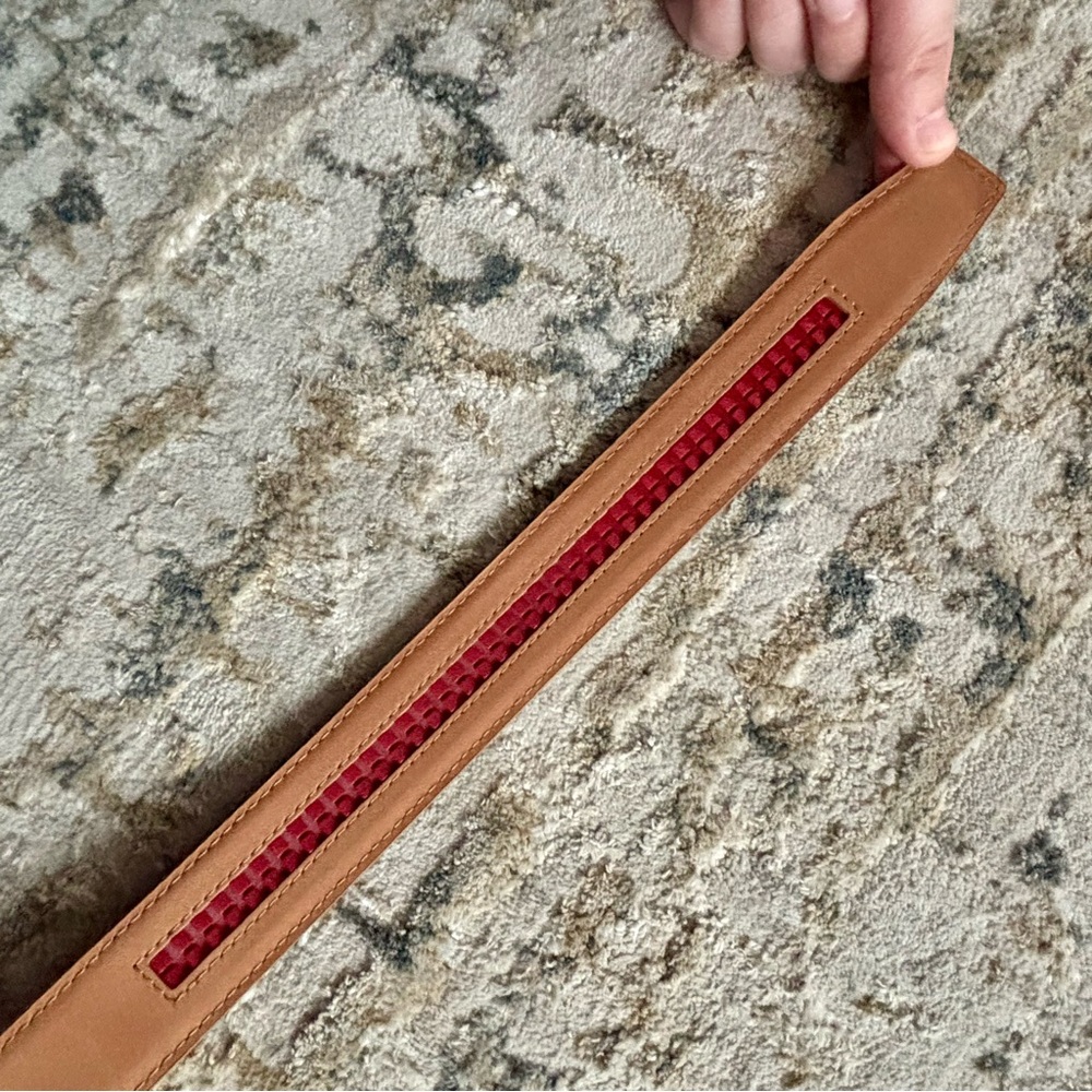 Nexbelt brown crocodile leather no hole ratchet belt, no buckle, 32-46 - Picture 9 of 9